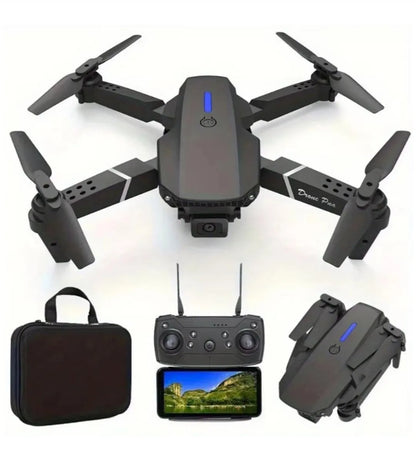 1080p HD Kameralı A55 V2 Katlanabilir Drone (ŞEFFAF KARGO & KAPIDA ÖDEME)